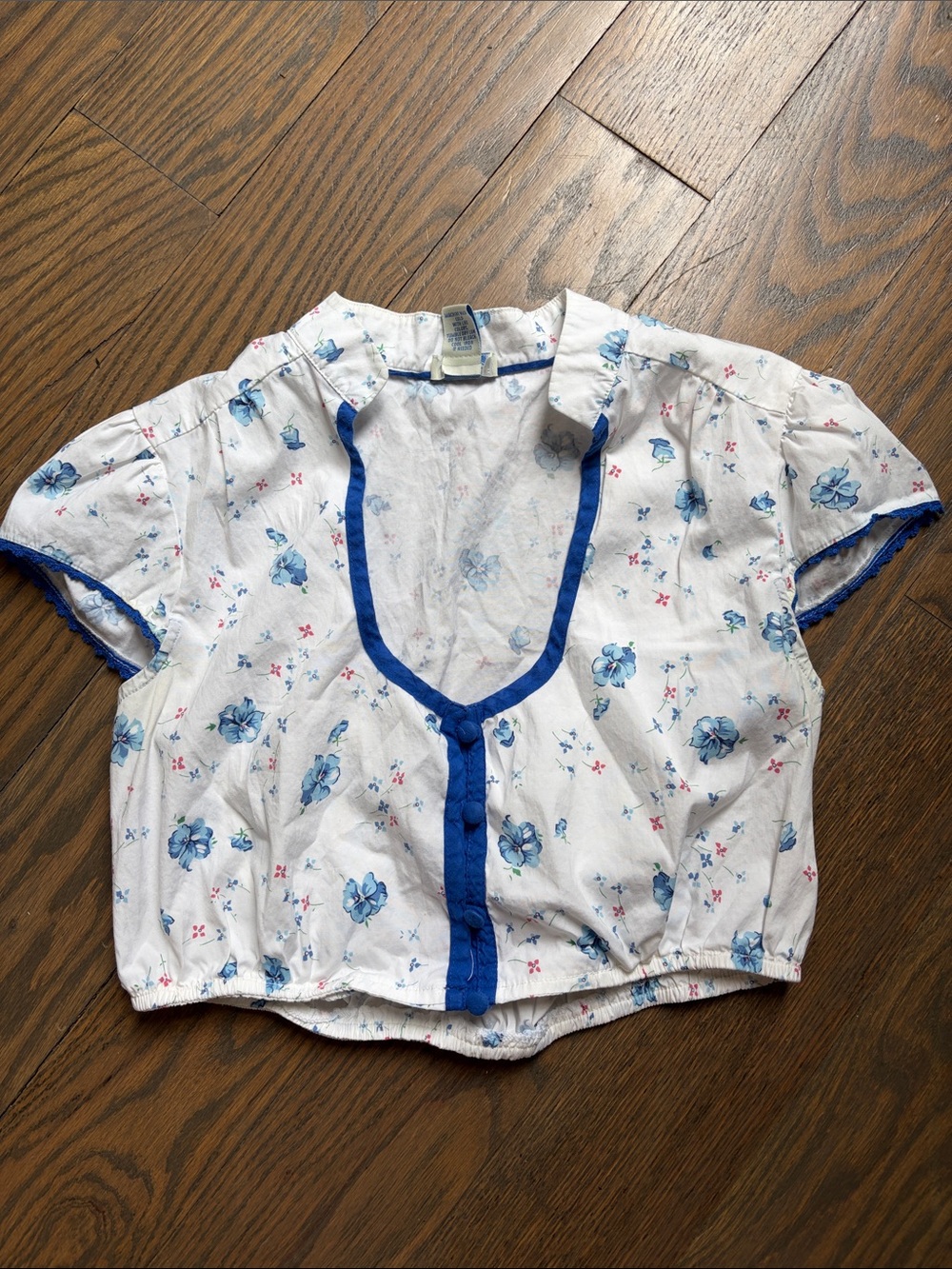 Floral crop top
